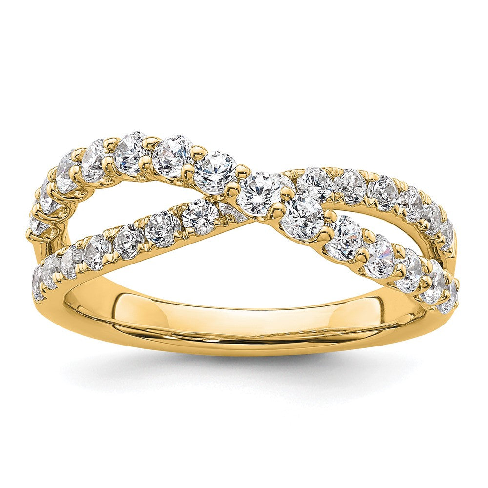 True Origin Lab Grown Diamond VS+ F+ Complete Crisscross Band