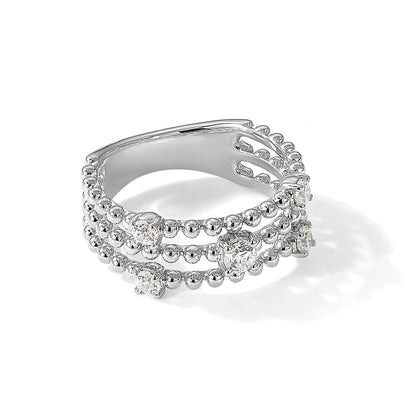 True Origin Lab Grown Diamond VS+ F+ Complete Triple Band