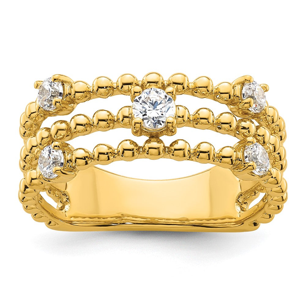 True Origin Lab Grown Diamond VS+ F+ Complete Triple Band
