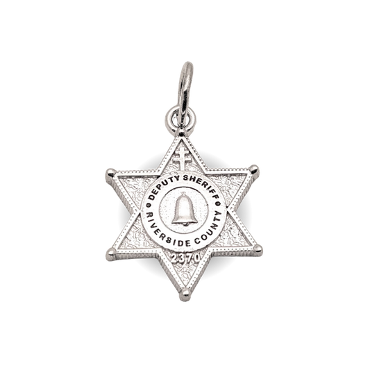 Riverside County Sheriff Dept. Badge Pendant