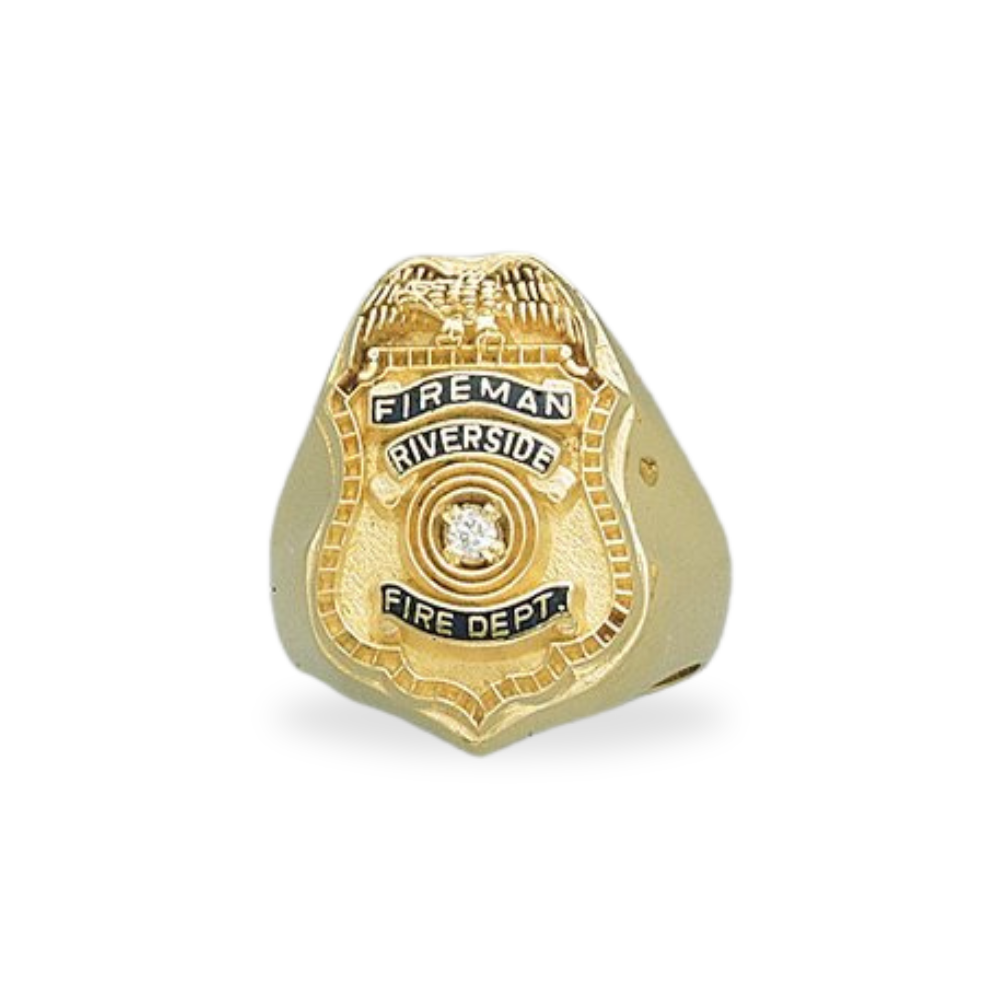 Riverside Sheriff Department Badge Ring
