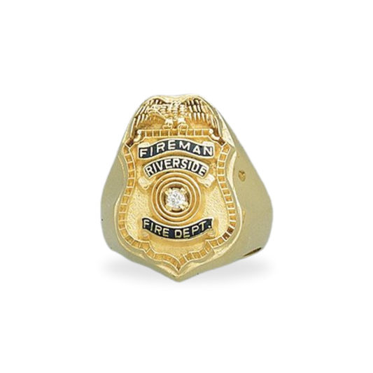 Riverside Sheriff Department Badge Ring