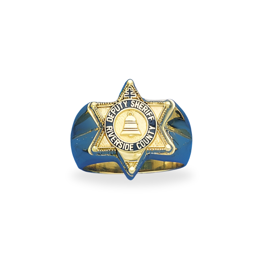 Riverside Sheriff Department Star Ring | Jewelry Factory