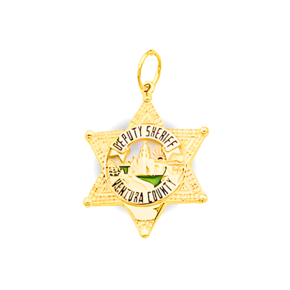 Ventura County Sheriff Department Star Badge Pendant