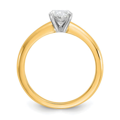 Certified Lab Grown Diamond VS/SI+ G+ Oval Complete Solitaire Engagement Ring