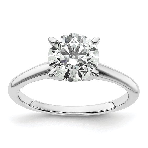 Lab Grown Round Brilliant Solitaire Diamond Ring - 2.00 Carat