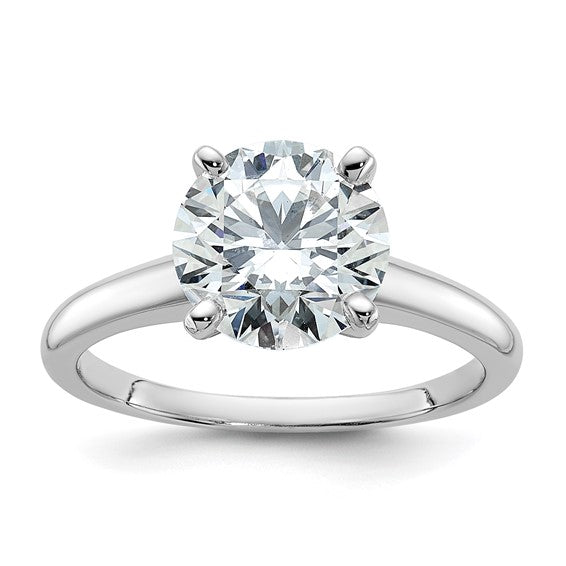 Lab Grown Round Brilliant Solitaire Diamond Ring - 2.50 Carat