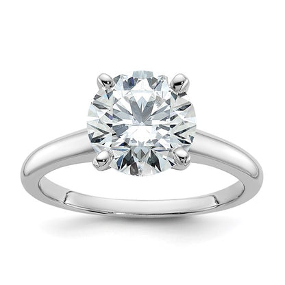 Lab Grown Round Brilliant Solitaire Diamond Ring - 2.50 Carat
