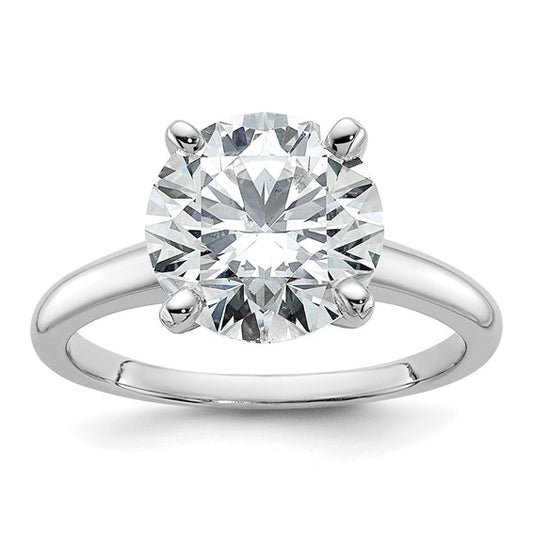 Lab Grown Round Brilliant Solitaire Diamond Ring - 3.00 Carat