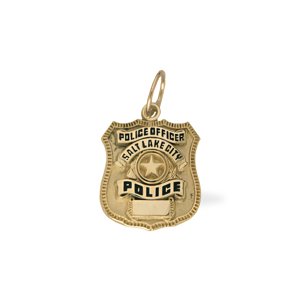 Salt Lake City Police Department Badge Pendant