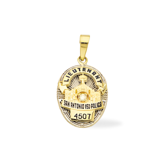 San Antonio ISD Police Dept. Badge Pendant