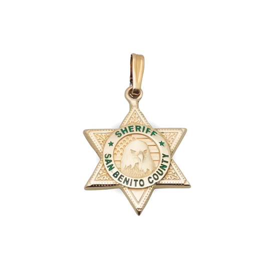 California San Benito County Sheriff's Dept. Badge Pendant