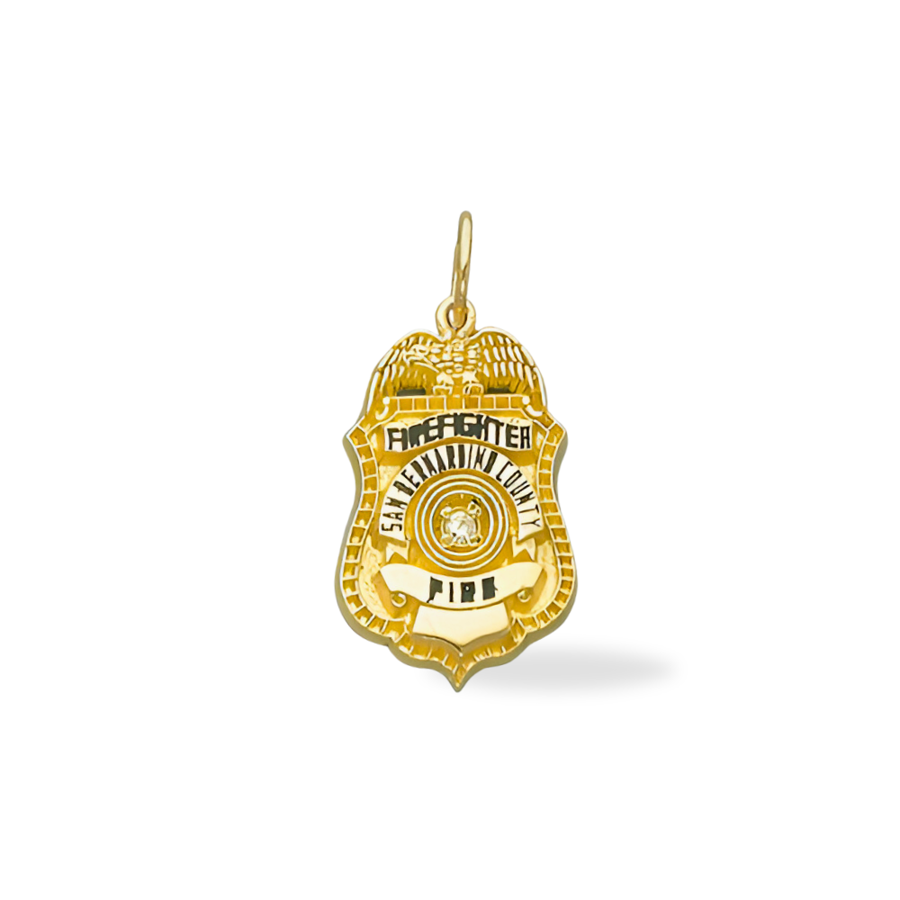 SB County FD - Badge Pendant