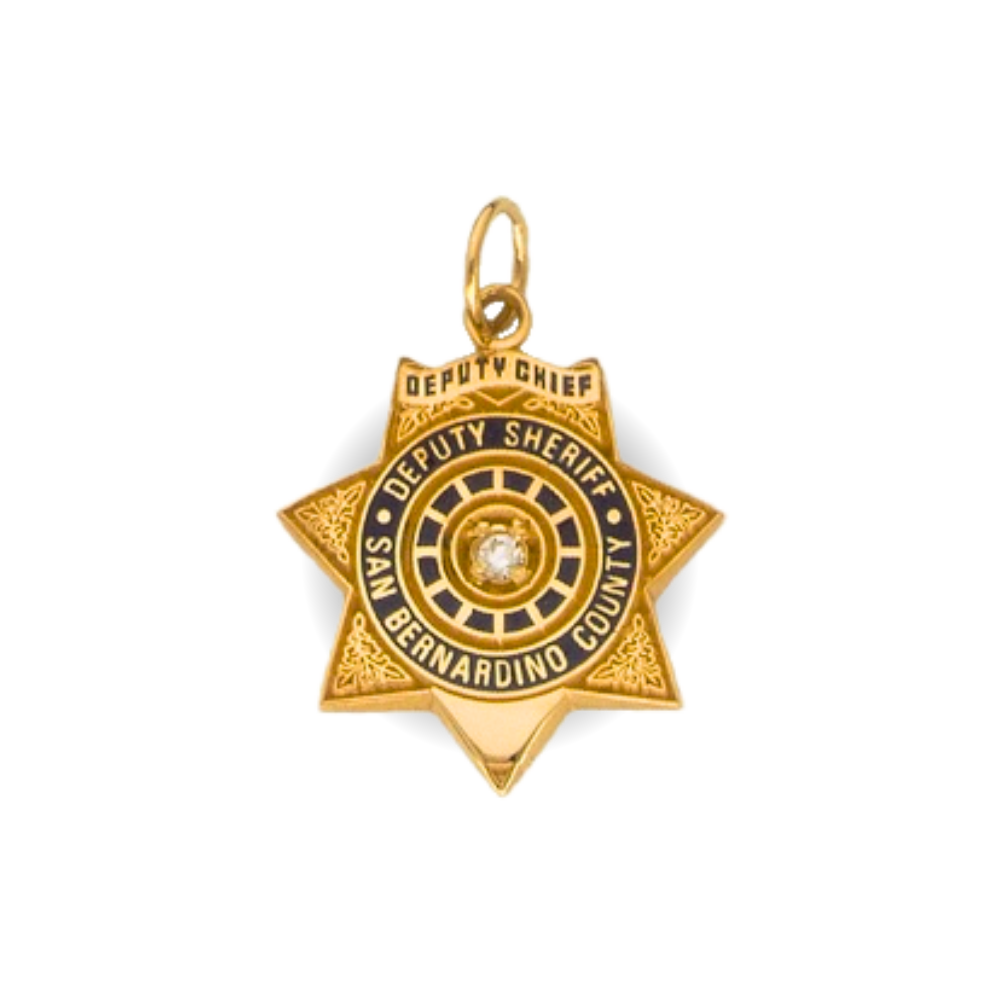 SB Sheriff Dept. - Badge Pendant