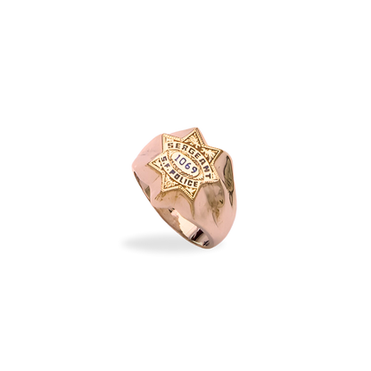 San Francisco Police Department Star Badge Ring