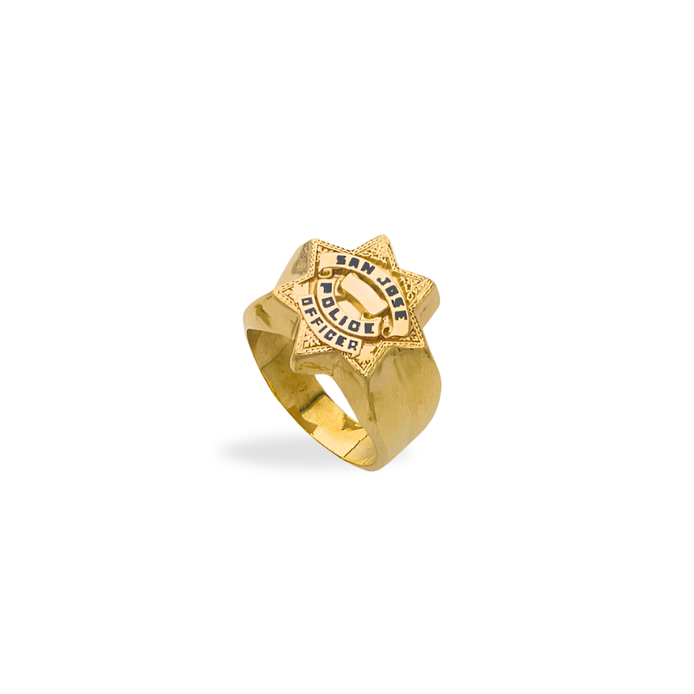 San Jose Police Department Star Badge Ring – jewelryfactory.com