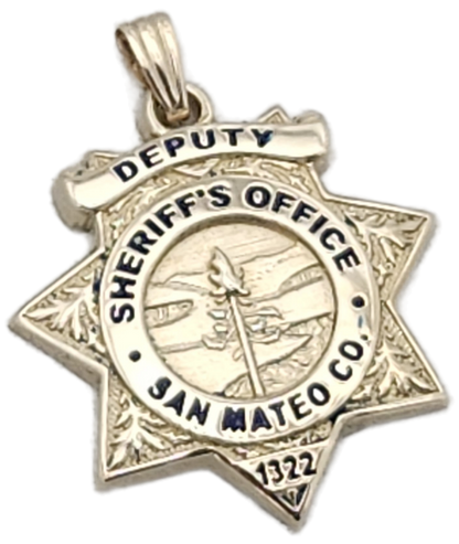 San Mateo County Sheriff's Office Badge Pendant
