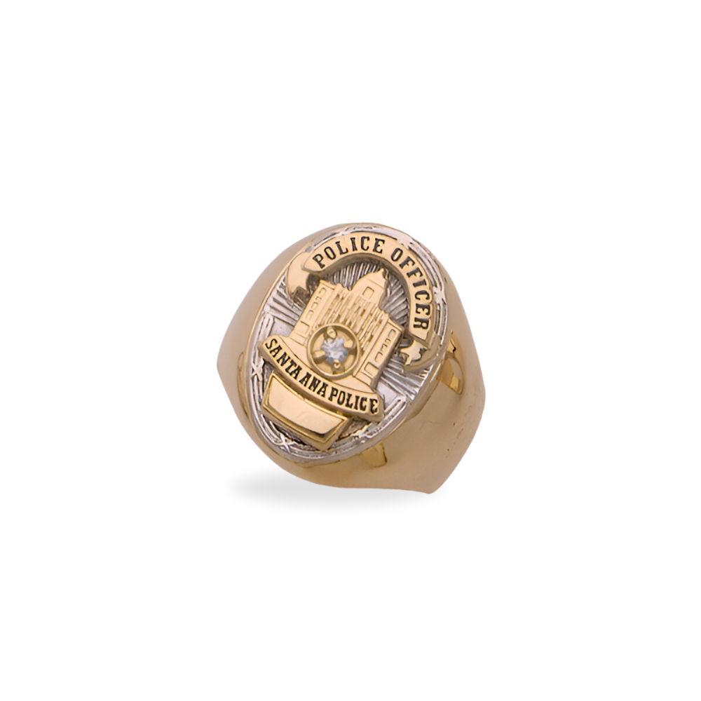 Santa Ana Police Department Large Badge Ring