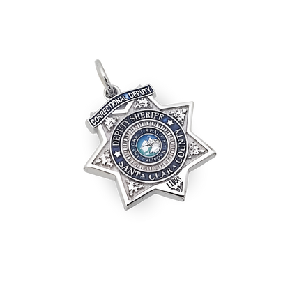 Santa Clara County Sheriff Department Badge Pendant