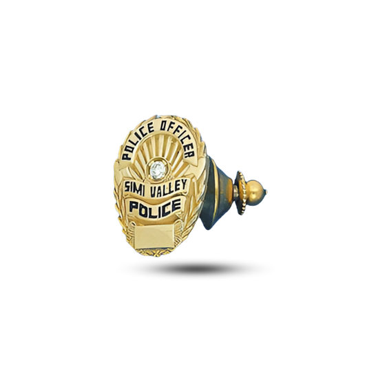Simi Valley Police Department Medium Pin - Gold