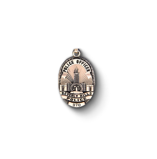 Custom Order Police & Fire Dept. Badge Pendant