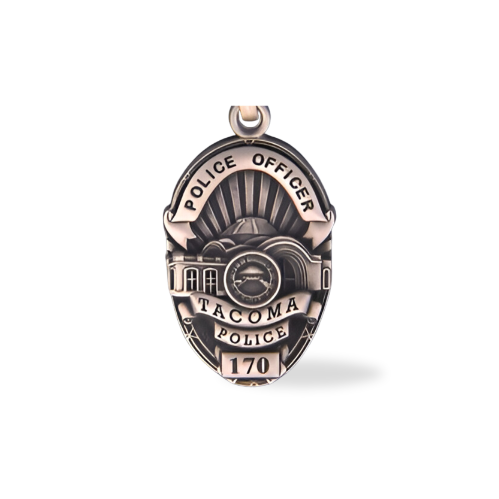 Tacoma Police Department Badge Pendant