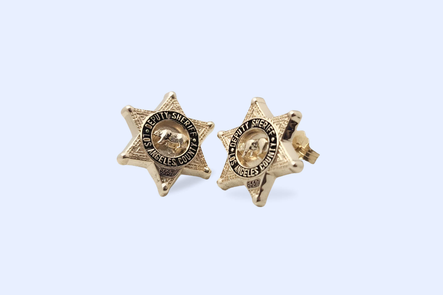 Your Badge As Custom Stud Earrings