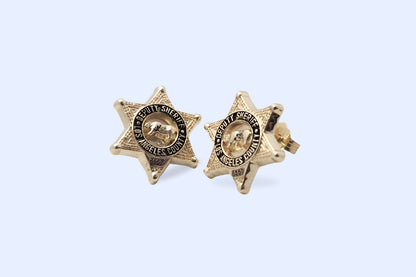 Your Badge As Custom Stud Earrings