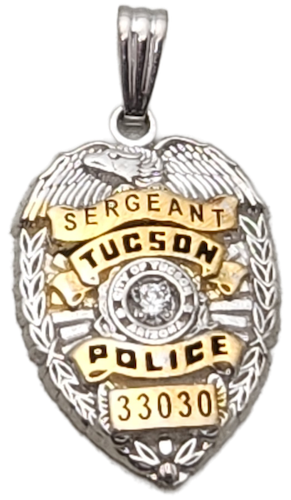 Tucson Police Department Badge Pendant