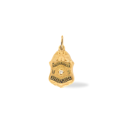 US Border Patrol Supervisory Agent Badge Pendant