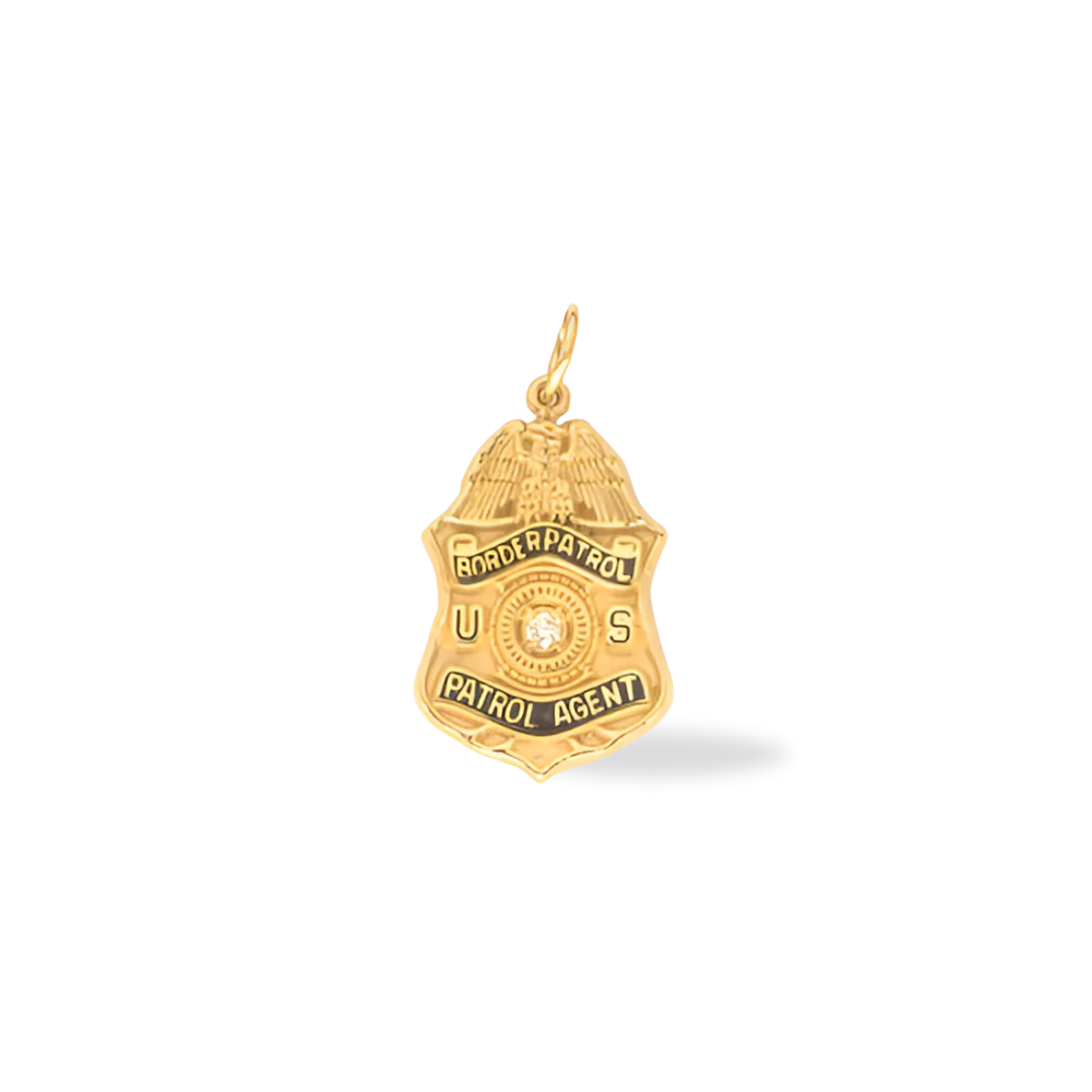 US Border Patrol Agent Badge Pendant