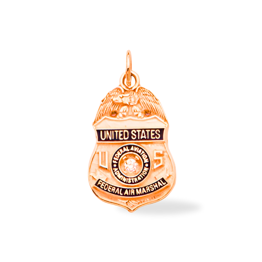 US Federal Air Marshall Pendant - Gold