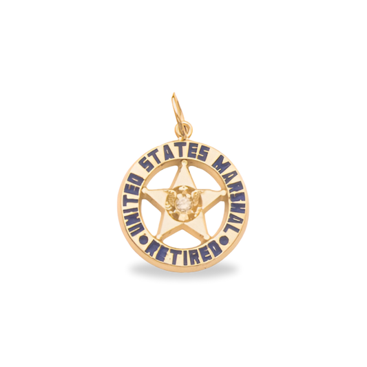 Montgomery County Sheriff Department Medium Badge Pendant - Gold