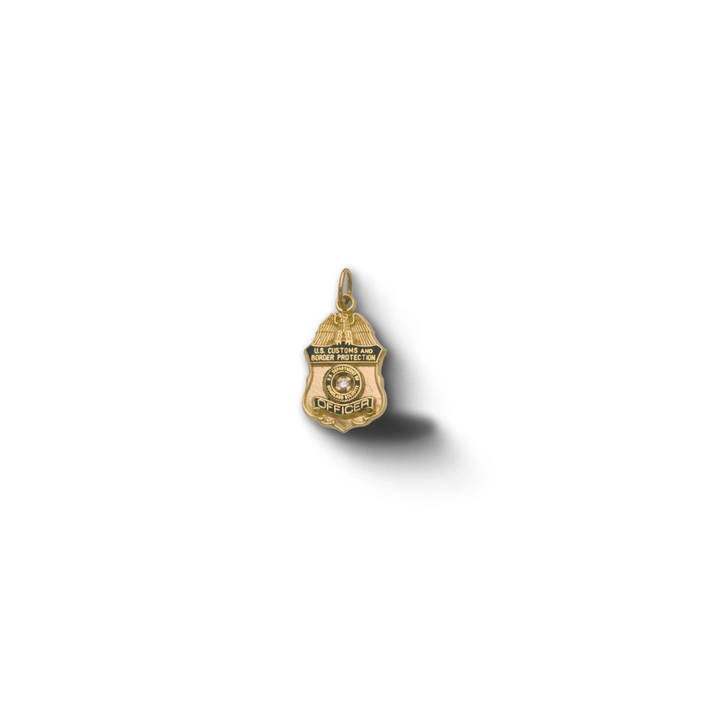 US Customs and Border Patrol Badge Pendant