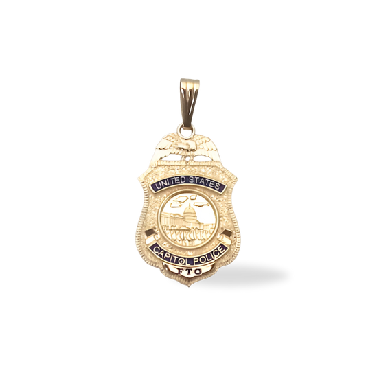 United States Washington Capitol Police Dept. Badge Pendant