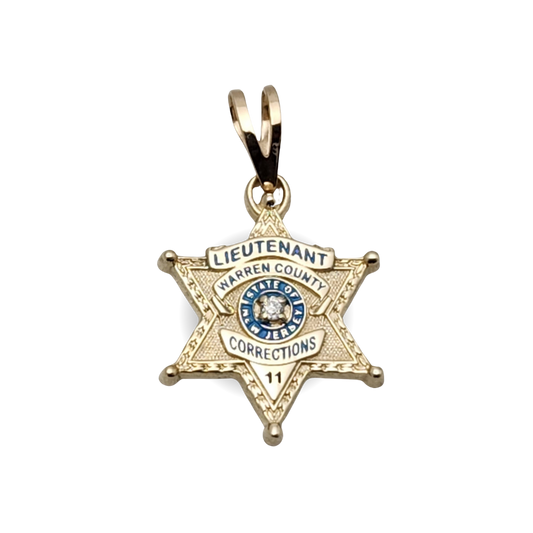 Warren County Department of Corrections Badge Pendant