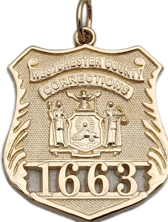 Westchester County Department of Corrections Badge Pendant