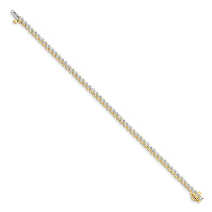 True Origin Lab Grown Diamond VS+ F+ Complete Tennis Bracelet