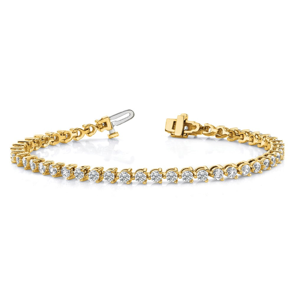 True Origin Lab Grown Diamond VS+ F+ Complete Tennis Bracelet