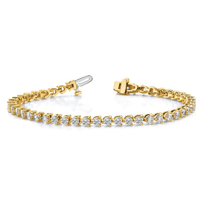 True Origin Lab Grown Diamond VS+ F+ Complete Tennis Bracelet