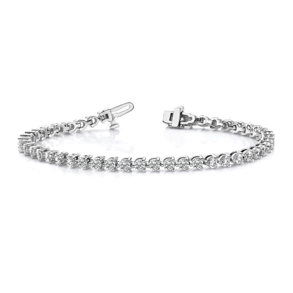 True Origin Lab Grown Diamond VS+ F+ Complete Tennis Bracelet