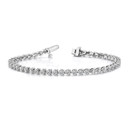 True Origin Lab Grown Diamond VS+ F+ Complete Tennis Bracelet