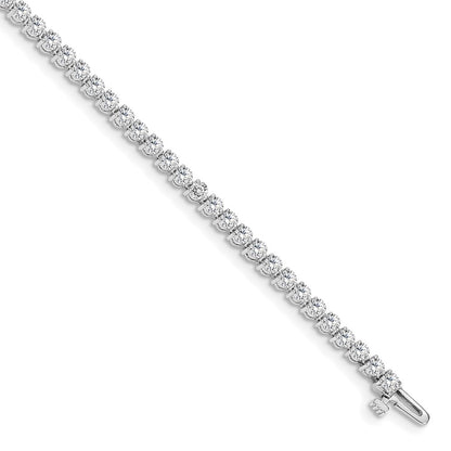 True Origin Lab Grown Diamond VS+ F+ Complete Tennis Bracelet