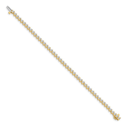True Origin Lab Grown Diamond VS+ F+ Complete Tennis Bracelet