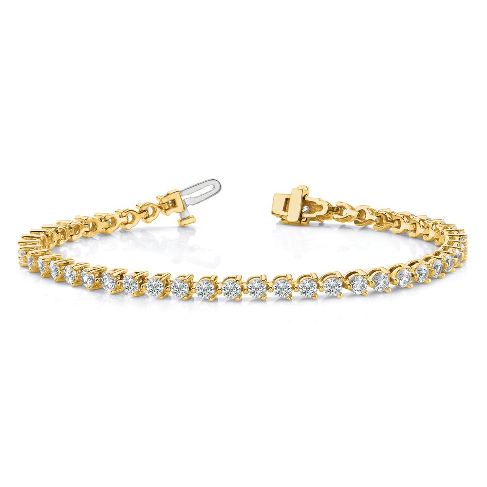 True Origin Lab Grown Diamond VS+ F+ Complete Tennis Bracelet