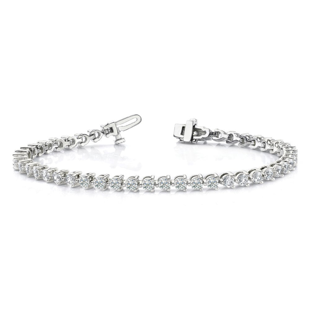 True Origin Lab Grown Diamond VS+ F+ Complete Tennis Bracelet