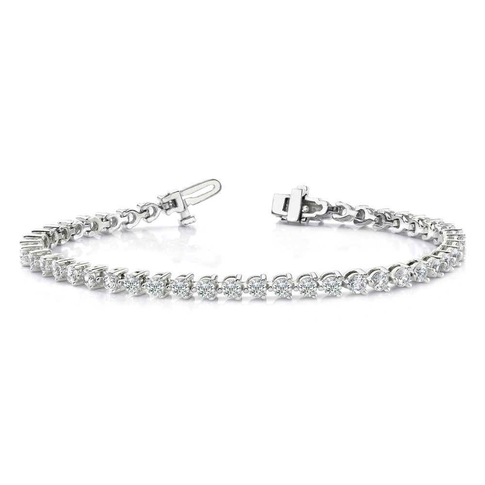 True Origin Lab Grown Diamond VS+ F+ Complete Tennis Bracelet