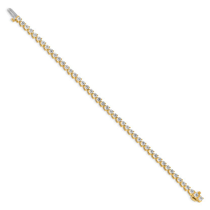 True Origin Lab Grown Diamond VS+ F+ Complete Tennis Bracelet