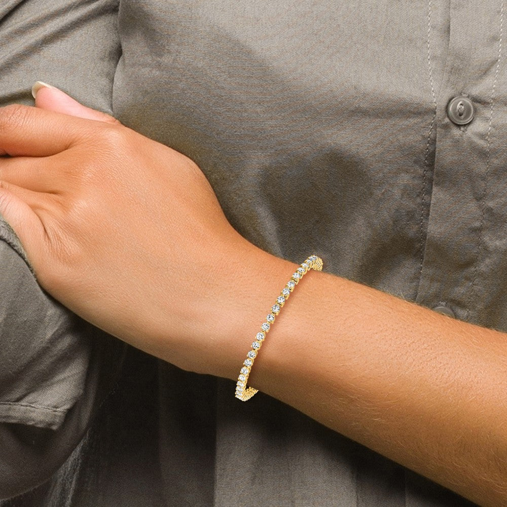 True Origin Lab Grown Diamond VS+ F+ Complete Tennis Bracelet