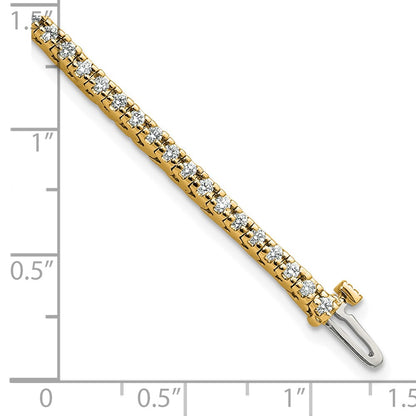 True Origin Lab Grown Diamond VS+ F+ Complete Tennis Bracelet